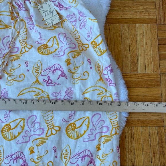 PEPPERMAYO Oysters and Prosecco printed maxi linen dress - Picture 15 of 16